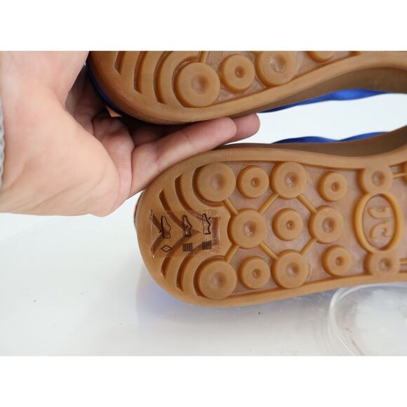 Jeffrey Campbell Keys Sneaker Womens 9 Blue Green Satin Lace Up Shoes Fashion - Picture 7 of 12